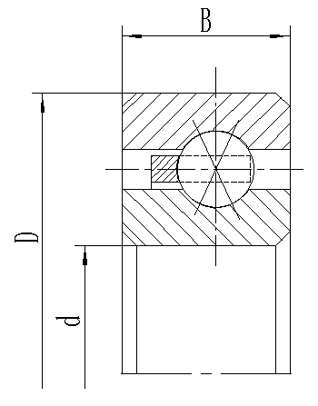 20mm系列四點接觸球軸承